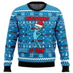 Get Festive with Mr Meeseeks: Christmas is Pain Ugly Sweater