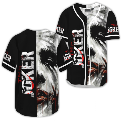 The Joker Face Baseball Jersey – Gift for Men Women – Gift for Men Women