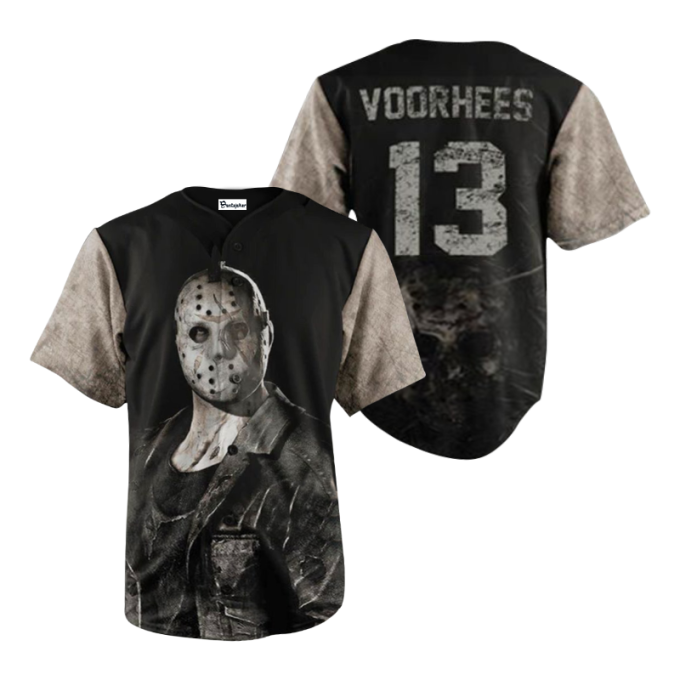 Jason Voorhees Horror Mask Baseball Jersey - Gift For Men Women - Gift For Men Women 1