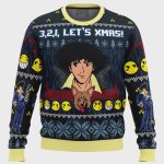 Get Festive with 3 2 1 Let’s Xmas! Cowboy Bebop Ugly Christmas Sweater