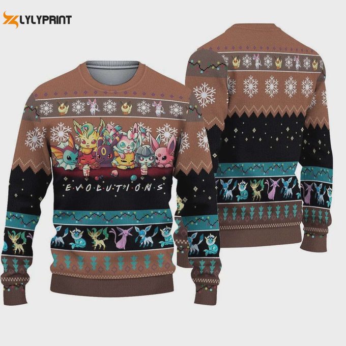 Retro 90S Japanese Movie Ugly Sweater 3D Sweatshirt: Unique &Amp;Amp; Stylish Vintage Apparel 1