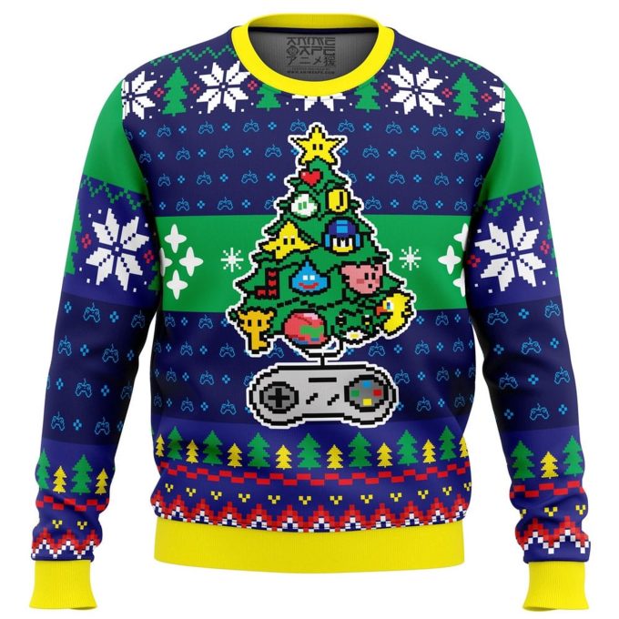 Level Up Your Holiday Style With Our Classic Gamer Ugly Christmas Sweater