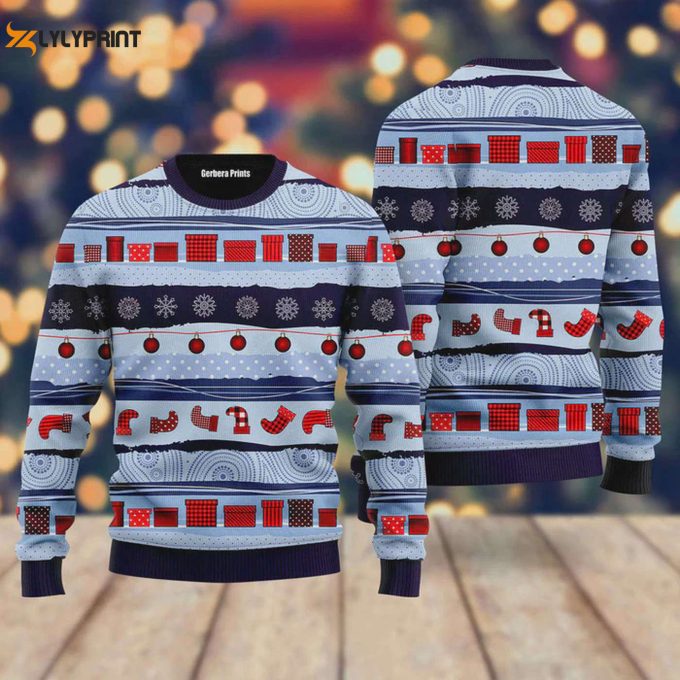 Get Festive With A Little Bit Fa La Funny Pattern Ugly Sweater – 3D Sweatshirt