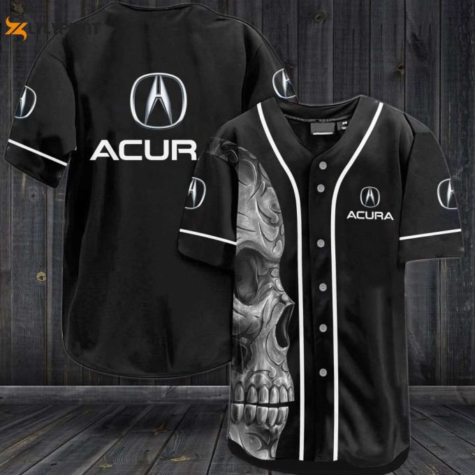 Get Your Game On With Acura Skull Baseball Jersey - Perfect Gift For Men And Women! 1