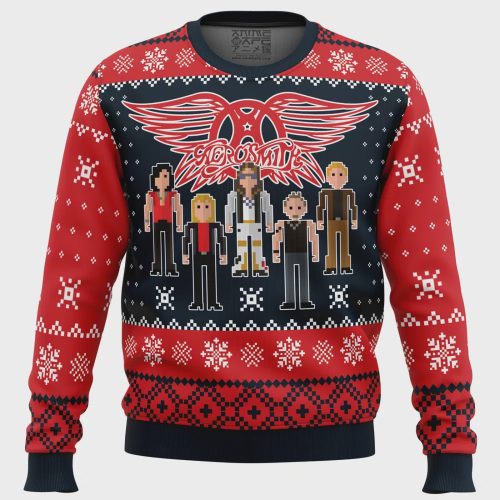 Rock Your Holidays with an Aerosmith Ugly Christmas Sweater – Limited Edition Festive Apparel