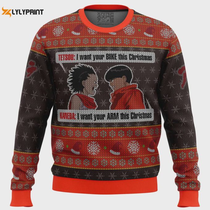 Get Festive With Akira Ugly Christmas Sweater – Tetsou Shima &Amp;Amp; Shotaro Kaneda Design