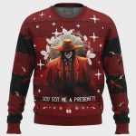 Get Festive with Alucard Hellsing Ugly Christmas Sweater – Unique Holiday Attire for Fans