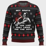 Get Festive with the American Santa American Psycho Ugly Christmas Sweater – Perfect Holiday Attire!