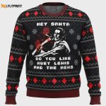 Get Festive with the American Santa American Psycho Ugly Christmas Sweater – Perfect Holiday Attire!