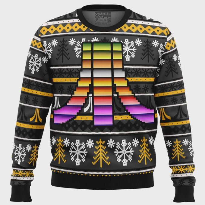 Get Festive With Atari Ugly Christmas Sweater – Perfect Retro Holiday Gift!