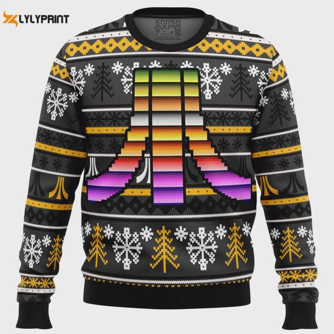 Get Festive With Atari Ugly Christmas Sweater – Perfect Retro Holiday Gift!