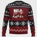 Get Festive with Axe Kick Baki Ugly Christmas Sweater – Perfect Holiday Attire for Baki Fans!