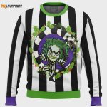 Beetle Juice Ugly Christmas Sweater: Spooky Festive Style for a Memorable Holiday Shop Now!