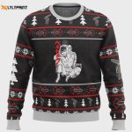 Berserk Guts and Casca Ugly Christmas Sweater: Festive & Fun Apparel for Fans!