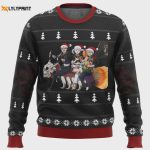 Shop the Festive Black Clover Holiday Ugly Christmas Sweater – Perfect for Stylish Celebrations!