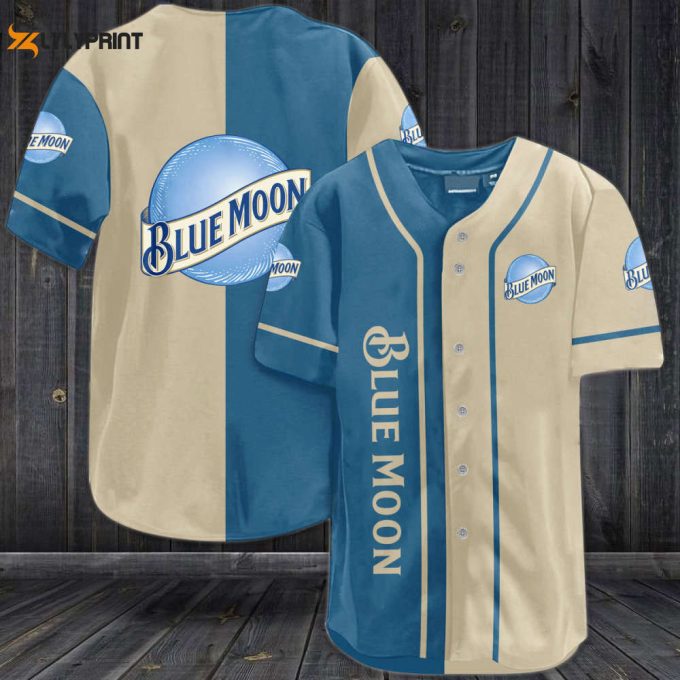 Blue Moon Beer Baseball Jersey 1