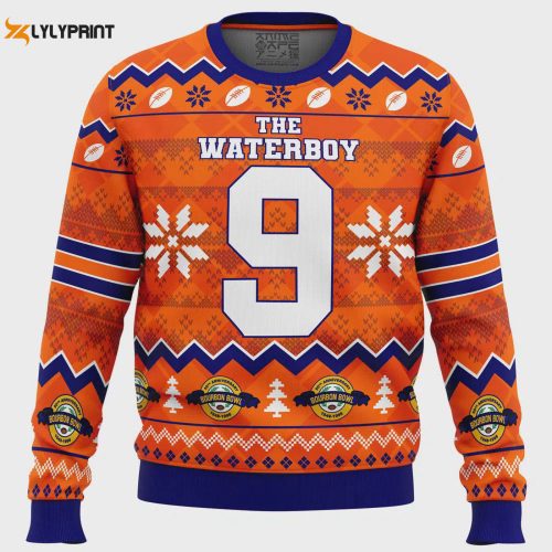 Bobby Boucher Waterboy Ugly Christmas Sweater: Get Festive with this Hilarious Holiday Apparel!