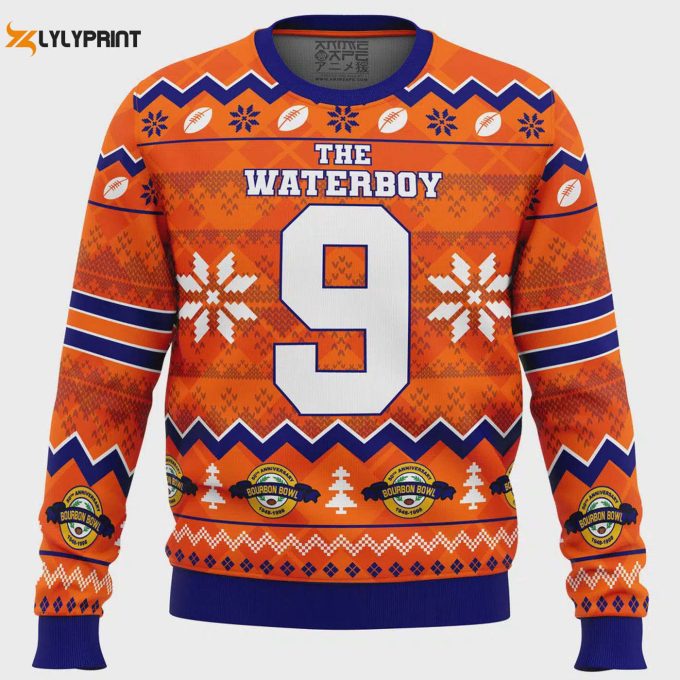 Bobby Boucher Waterboy Ugly Christmas Sweater: Get Festive With This Hilarious Holiday Apparel!