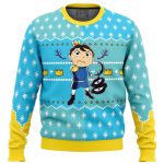 Get Festive with Bojji and Kage Ugly Christmas Sweater – Perfect for Ranking of Kings Fans!