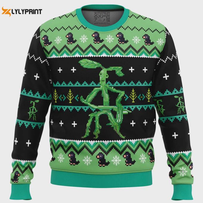 Get Festive With Bowtruckle Fantastic Beasts Ugly Christmas Sweater – Unique Holiday Attire!