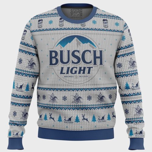 Get Festive with Busch Light Ugly Christmas Sweater – Limited Edition Holiday Apparel