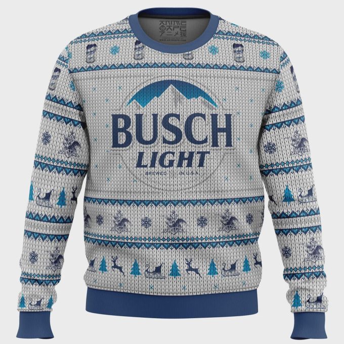 Get Festive With Busch Light Ugly Christmas Sweater – Limited Edition Holiday Apparel