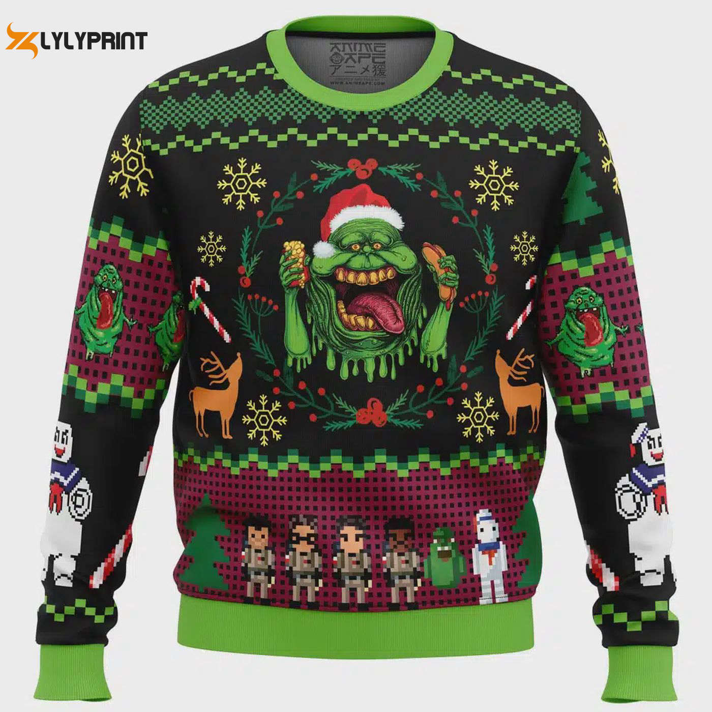 Bustin Christmas Ghostbusters Ugly Sweater: Festive & Fun Holiday Apparel Bustin Christmas Ghostbusters Ugly Sweater: Festive & Fun Holiday Apparel