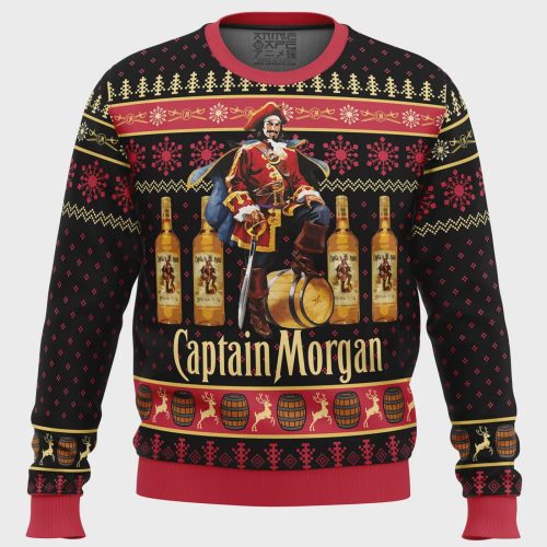 Get Festive with Captain Morgan Ugly Christmas Sweater – Perfect Gift for Rum Lovers!