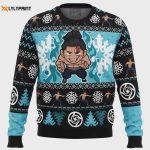 Get Festive with Chibi Aoi Todo Jujutsu Kaisen Ugly Christmas Sweater – Perfect Gift for Anime Fans!