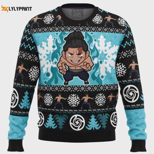 Get Festive with Christmas Couple A Silent Voice Ugly Christmas Sweater – Perfect Holiday Attire!