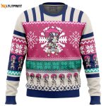 Get Festive with Chibi Christmas Akaza Demon Slayer Ugly Sweater