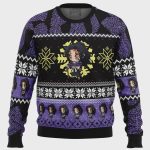 Get Festive with Chibi Christmas Kokushibo Sweater – Demon Slayer Ugly Sweater