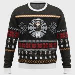 Chibi Christmas Muzan Kibutsuji Sweater: Get Festive with Demon Slayer Ugly Xmas Sweater