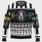 Get Festive with Chibi Christmas Obanai Iguro Demon Slayer Ugly Sweater – Perfect Holiday Gift!