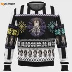 Get Festive with Chibi Christmas Obanai Iguro Demon Slayer Ugly Sweater – Perfect Holiday Gift!