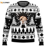 Chibi Kenpachi Zaraki Bleach Ugly Christmas Sweater – Festive Anime Holiday Apparel