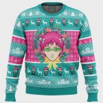 Get Festive with Saiki Kusuo no Psi-nan Ugly Christmas Sweater at School!