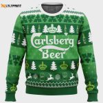 Get Festive with Carlsberg Beer Ugly Christmas Sweater – Perfect Holiday Drink Attire!