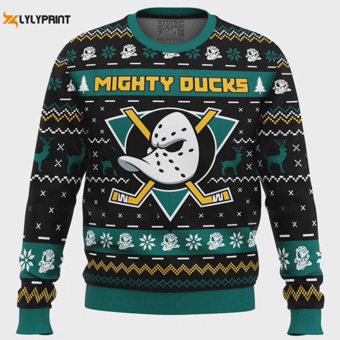 Get Festive With Christmas Ducks: The Mighty Ducks Ugly Christmas Sweater