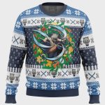 Get Festive with Christmas Hashibira Inosuke Sweater – Perfect Ugly Christmas Sweater for Demon Slayer Fans!