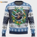 Get Festive with Christmas Hashibira Inosuke Sweater – Perfect Ugly Christmas Sweater for Demon Slayer Fans!