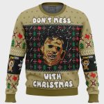 Texas Leatherface Ugly Christmas Sweater – Celebrate Christmas in Style with a Texas Twist!