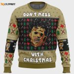 Texas Leatherface Ugly Christmas Sweater – Celebrate Christmas in Style with a Texas Twist!