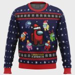 Get Festive with Christmas is Among Us Ugly Christmas Sweater – Limited Edition Fun & Trendy Design!