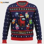 Get Festive with Christmas is Among Us Ugly Christmas Sweater – Limited Edition Fun & Trendy Design!