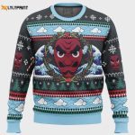 Get Festive with Christmas Sakonji Urokodaki Demon Slayer Ugly Sweater – Perfect for Anime Fans!