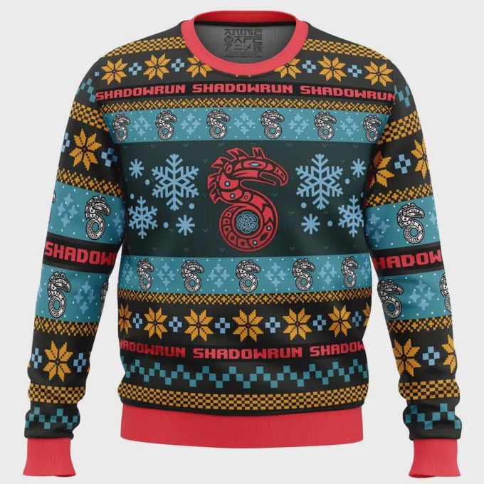 Get Into The Holiday Spirit With Christmas Shadowrun Board Games Ugly Christmas Sweater