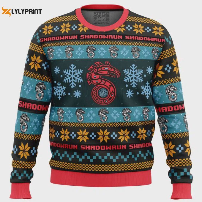 Get Into The Holiday Spirit With Christmas Shadowrun Board Games Ugly Christmas Sweater