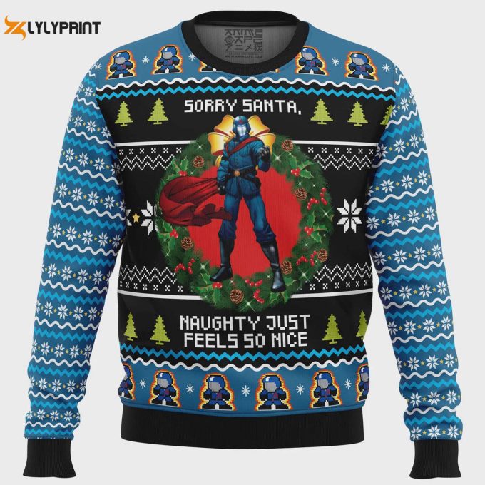 Cobra Commander Ugly Christmas Sweater: Get Festive With This Limited Edition Holiday Sweater!