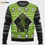 Cthulhu Ugly Christmas Sweater – Spooky Holiday Attire for Lovecraft Fans